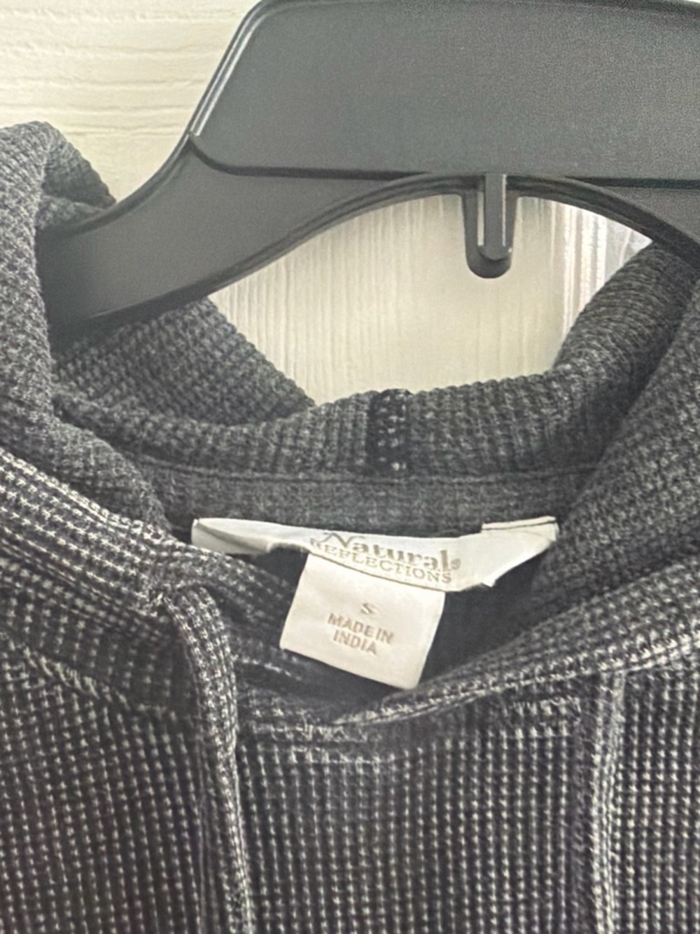 Natural Reflections Women's Hooded Teddy Jacket - Charcoal